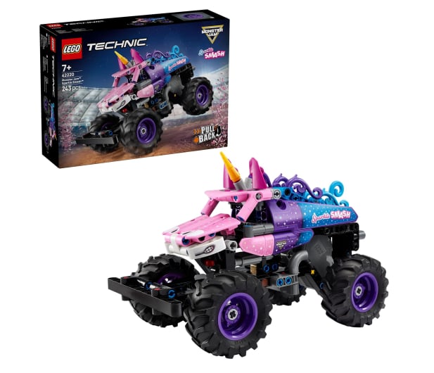 LEGO Technic 42220 Monster Jam Sparkle Smash z napędem pull-back - 1473446 - zdjęcie 2